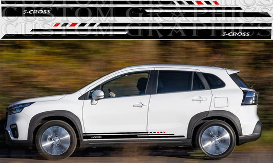 Autocollants Premium compatibles avec Suzuki S-Cross Meilleur design de style