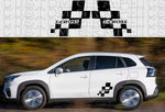 Premium Stickers Compatible With Suzuki S-Cross Best Rear Design