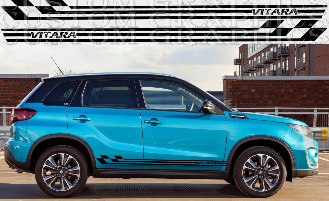 Premium Stickers Compatible With Suzuki Vitara Style Design Car Tuning