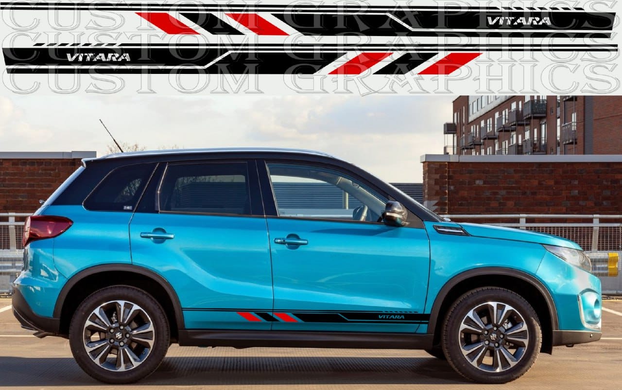 Premium Stickers Compatible With Suzuki Vitara Unique Design Car Tuning