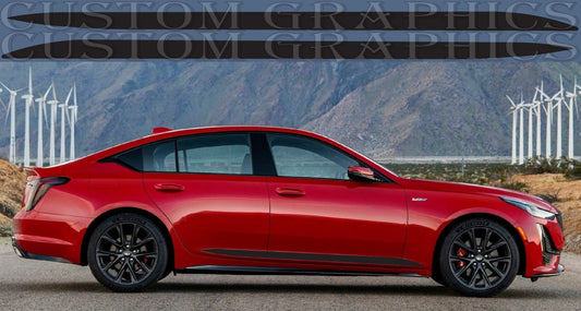 Autocollant compatible avec le kit carrosserie Cadillac CT5 V 2020 Classic Design