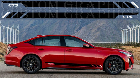Autocollant compatible avec le kit carrosserie Cadillac CT5 V 2020 New Style Design