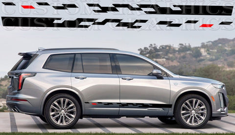 Autocollant compatible avec le kit de carrosserie Cadillac XT6 New Figure