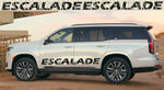 Sticker Compatible with Cadillac Escalade New Name Design Body Decal