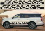 Sticker Compatible with Cadillac Escalade Name Best Design Body Decal