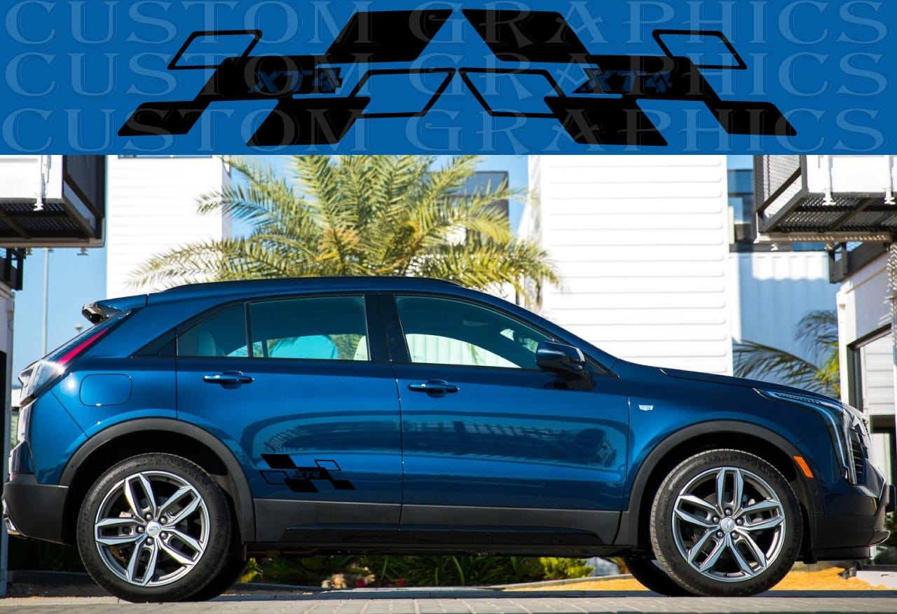 Sticker Compatible with Cadillac XT4 Body Kit Decal