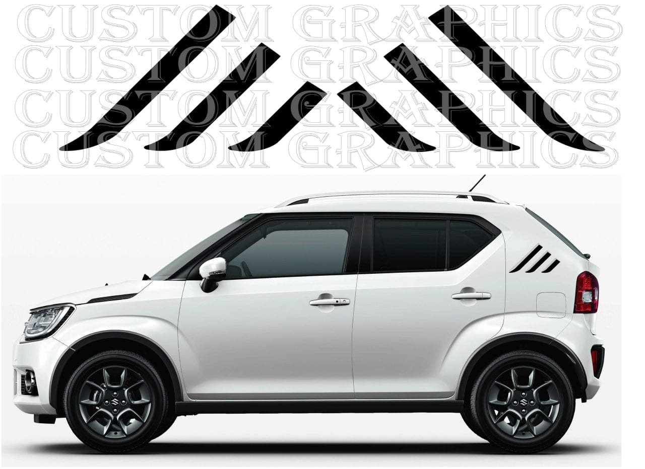Suzuki Ignis Car Stripes – Racing Graphics Vinyl Decals (New Model Ready)