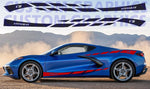 4x Line Design Graphics compatibles avec Chevrolet Corvette C8 Stingray 