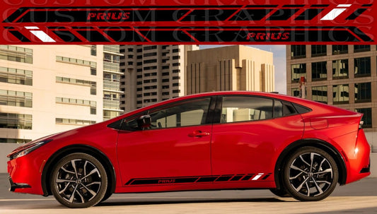 Bandes autocollantes en vinyle compatibles avec la nouvelle conception de Toyota Prius