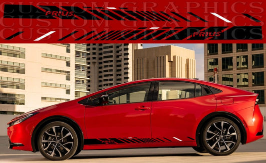 Vinyl Sticker Stripes Compatible With Toyota Prius Best Line Design