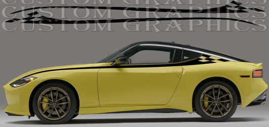 Bandes en vinyle compatibles avec les autocollants Nissan Z Style Up Design