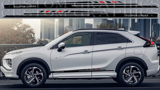 Autocollant en vinyle compatible avec Mitsubishi Eclipse Cross Meilleur design