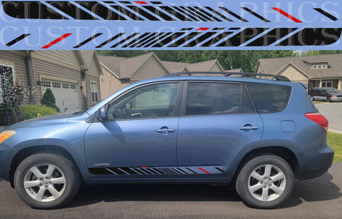 Design Decals Stickers Racing Stripes Toyota Rav4