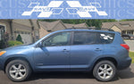 Autocollants de conception de fenêtre Bandes de course Toyota Rav4