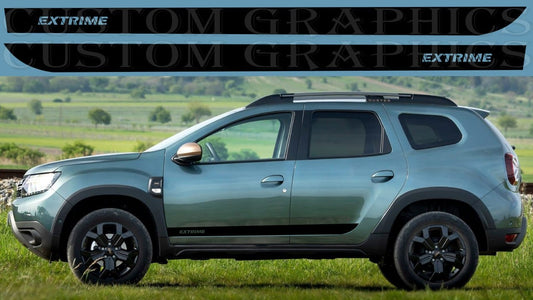 Nouveaux autocollants graphiques au design classique compatibles avec Dacia Duster Extreme 