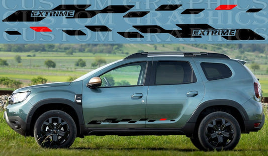 Autocollants graphiques au design unique compatibles avec Dacia Duster