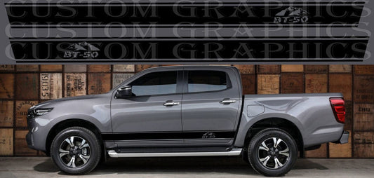 Stickers Compatible with Mazda BT-50 Vinyl Stripes Unique Design