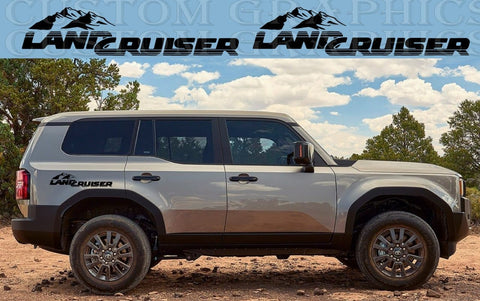 Autocollant en vinyle de qualité supérieure compatible avec le nouveau design de Toyota Land Cruiser