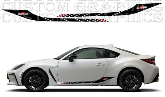 Premium Hood Vinyl Sticker Compatible With Toyota GR 86 Style Classic Design Decorative car decals Car window stickers Exclusive car decals