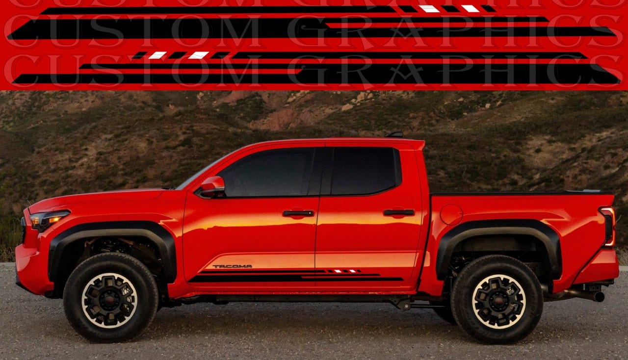 Premium Sticker Compatible with Toyota Tacoma New Unique Design