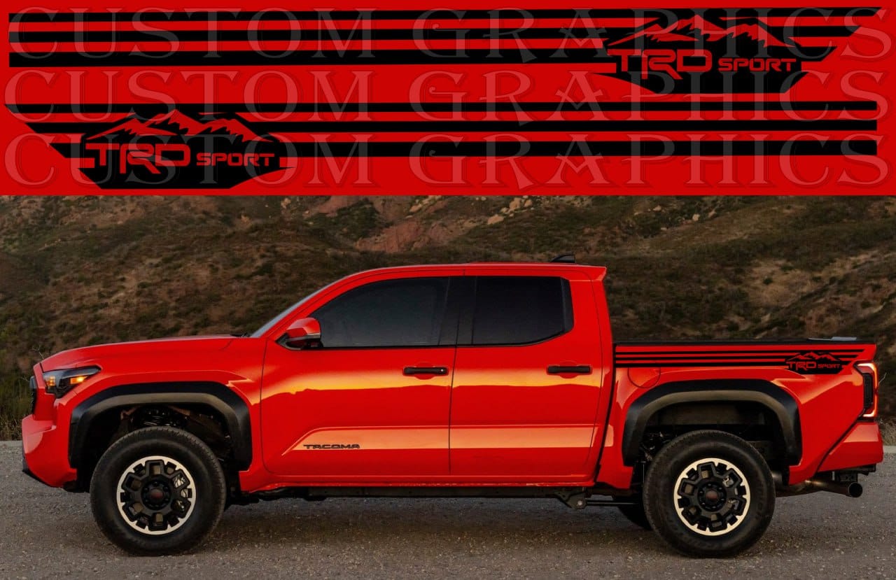 Premium Sticker Compatible with Toyota Tacoma New Cabin Design