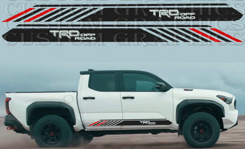 Premium Sticker Compatible with Toyota Tacoma TRD New Design