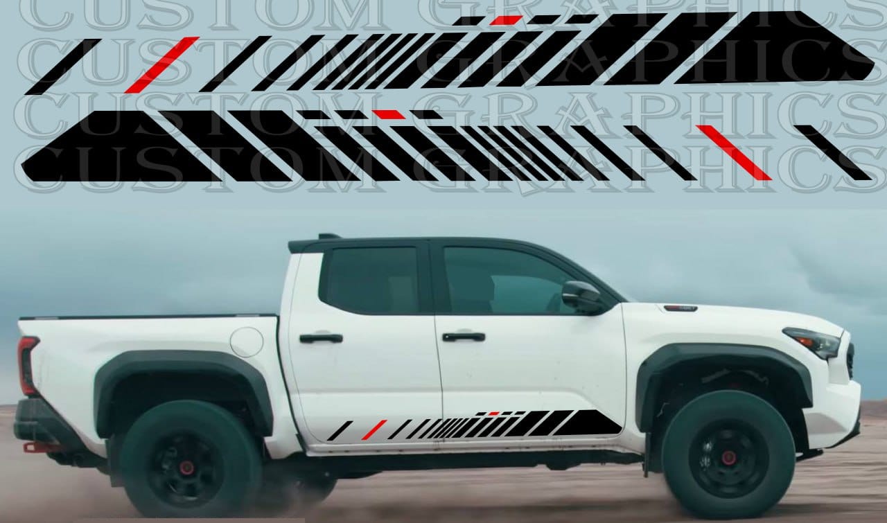 Premium Sticker Compatible with Toyota Tacoma TRD Unique Design