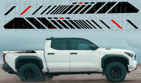 Premium Sticker Compatible with Toyota Tacoma TRD Cabin Design