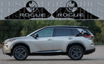 Premium Stickers Compatible with Nissan Rogue Rear Dog Design