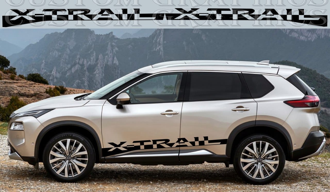 Premium Sticker Compatible With Nissan X-Trail New Best Unique Design