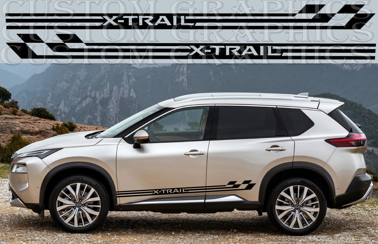 Premium Sticker Compatible With Nissan X-Trail New Best Man Design