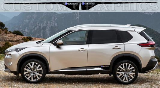 Premium Sticker Compatible With Nissan X-Trail New Rear Design