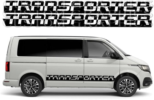 Premium Vinyl Sticker Compatible with VW Transporter New Name Design