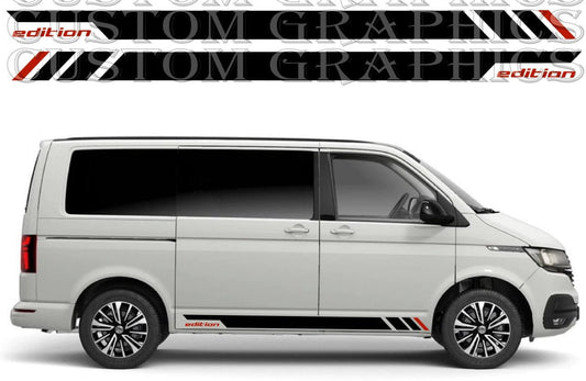 Premium Vinyl Sticker Compatible with VW Transporter New Design