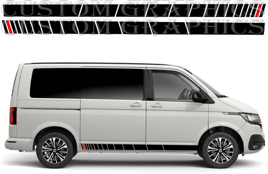 Premium Vinyl Sticker Compatible with VW Transporter New Line Design