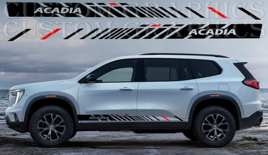 Autocollant haut de gamme compatible avec GMC Acadia Denali, nouveau design unique