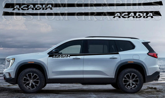Autocollant haut de gamme compatible avec le design Up Line de GMC Acadia Denali