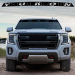 Premium Sticker Compatible With GMC Yukon Denali Front Window Line Design