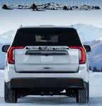 Premium Sticker Compatible With GMC Yukon Denali Back Door Mountain Design