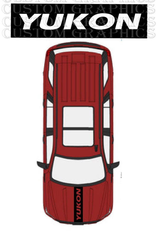 Autocollant de capot haut de gamme compatible avec le design classique du GMC Yukon Denali