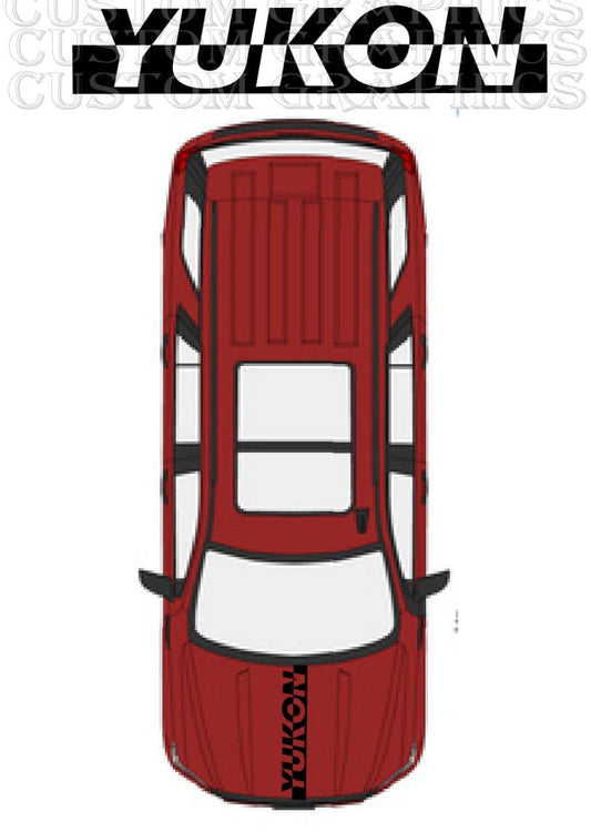 Autocollant de capot haut de gamme compatible avec le design classique du GMC Yukon Denali
