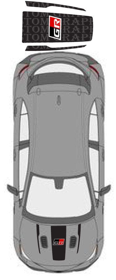 Premium Vinyl Hood Decals Compatible With Toyota Corolla New Design