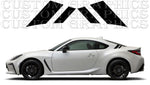 Premium Hood Vinyl Sticker Compatible With Toyota GR 86 Style Classic Design Decorative car decals Car window stickers Exclusive car decals