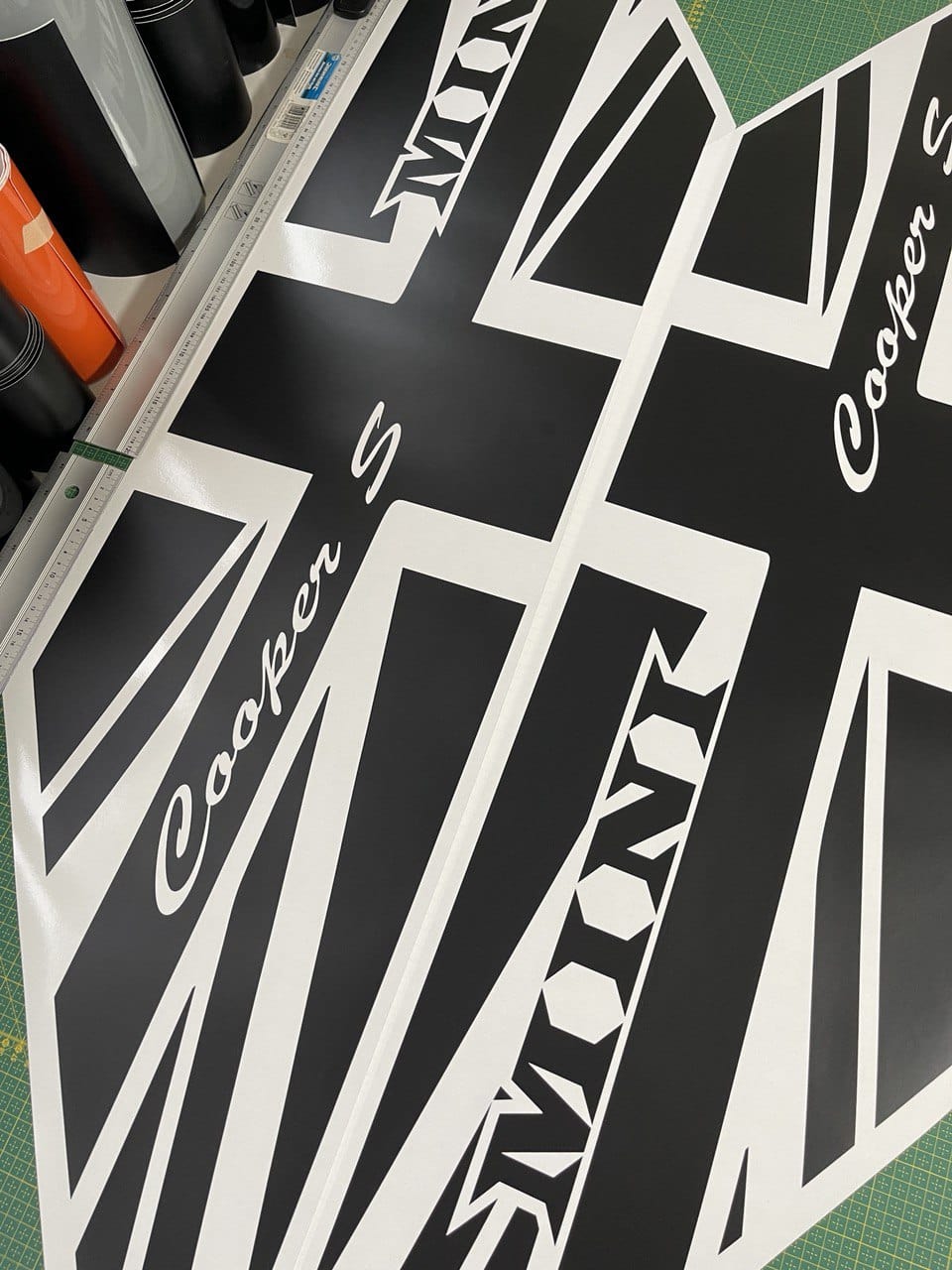 Premium Quality Vinyl Sticker Fit Mini Cooper Clubman John Cooper Countryman UK Flag Design Car Styling 