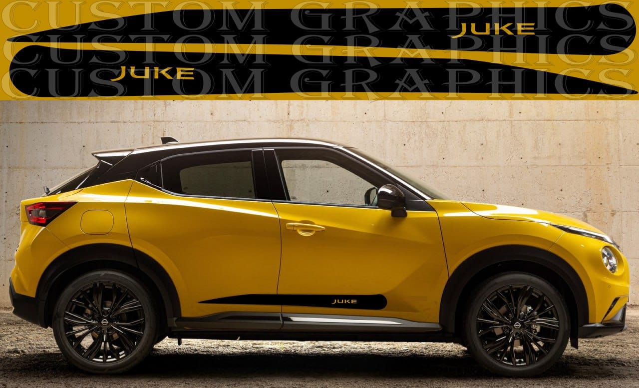 Autocollants en vinyle de qualité supérieure compatibles avec Nissan Juke Classic Design BFF 