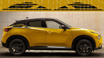 Autocollants en vinyle de qualité supérieure compatibles avec la conception de la ligne arrière du Nissan Juke 