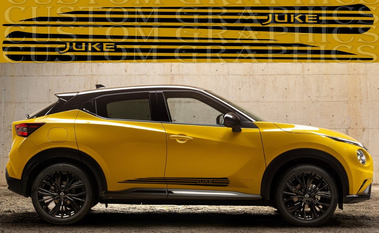 Premium Vinyl Stickers Compatible With Nissan Juke New Line Design