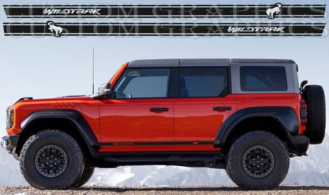 Stickers Decals New Design Compatible With Ford Bronco 4 doors Design