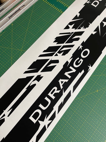 Best Graphic Vinyl Stripes Compatible with Dodge Durango New Design