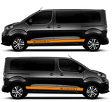 Premium Vinyl Stickers Compatible with Peugeot Traveller Personalized Design